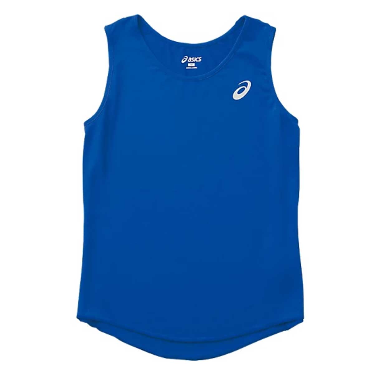 ASICS シングレット　陸上用タンクトップ 青/水色　Lサイズ ASICS アシックス ランニングウェア メンズ 海外サイズ asics