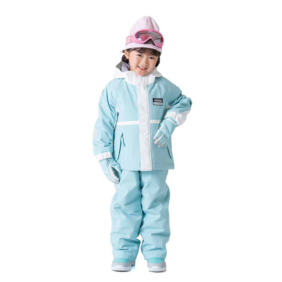 新品未使用♡NIMA カラフルドット スキーウェアセット♡女の子160cm 新品未使用♡NIMA カラフルドット スキーウェアセット♡女の子160cm