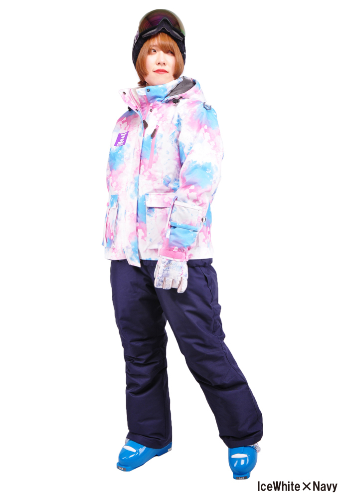 BANNNE(バンネ) BNS-201 Snow Crystal Women Snow Suit レディース スキーウェア 上下