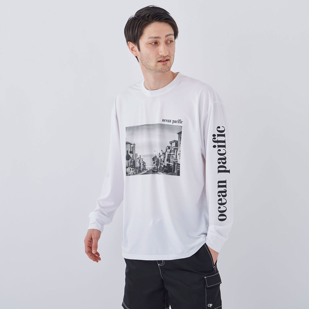 メール便OK OceanPacific(オーシャンパシフィック) 512468 メンズ 長袖ラッシュガード ロングスリーブ ラッシュ Tシャツ