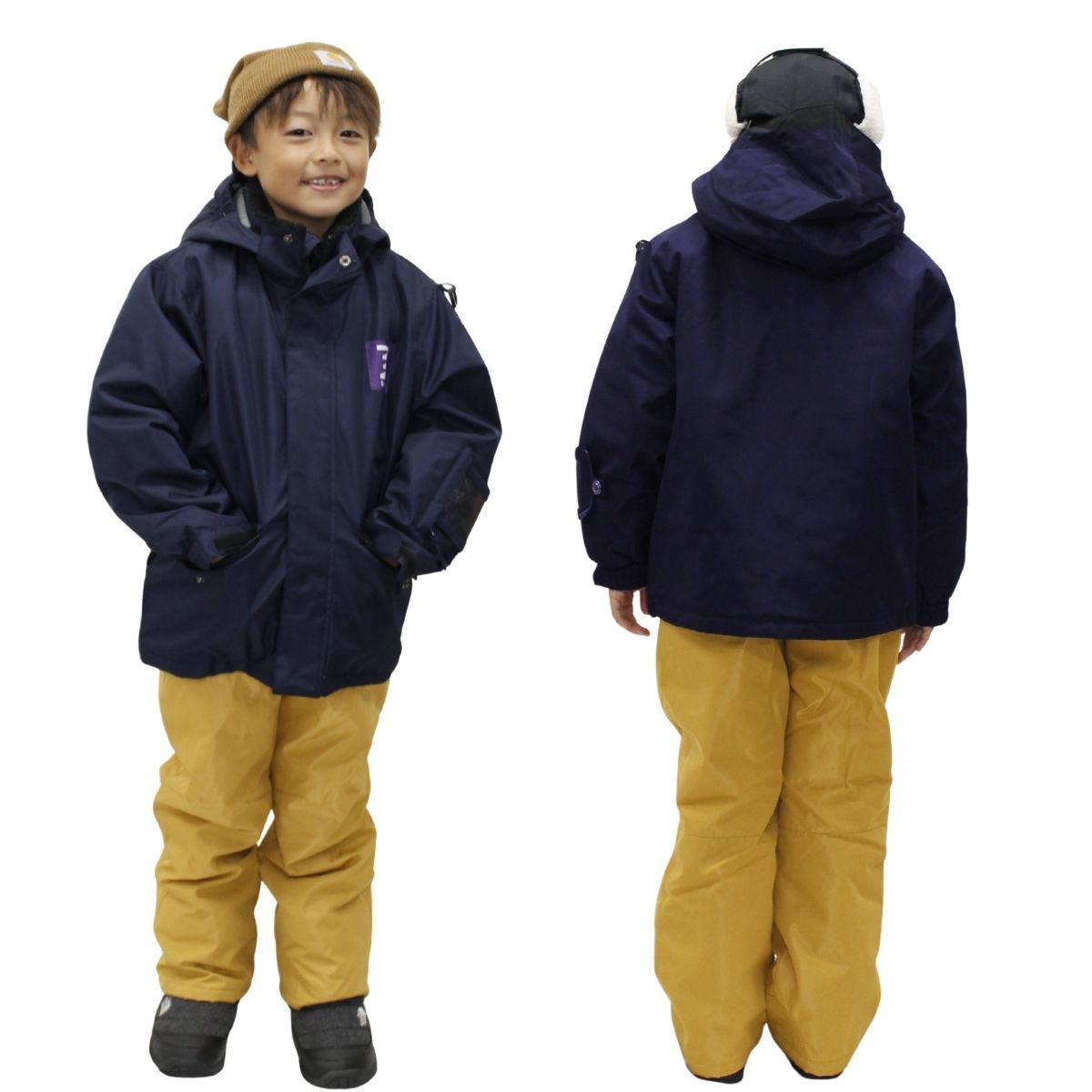 キッズ ジュニア スキースーツ スキーウェア 上下セット 子供用 耐水圧