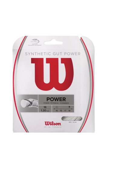 ウィルソン WILSON SYNTHETIC GUT POWER 16 ストリングス テニスストリングス｜sportsauthority｜02