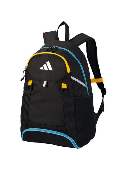 アディダス adidas ボール用デイパック 24L 黒色×黄色×青色（外付けネット） サッカー 3層デイバック ボールバック バッグ ユニセックス  : 69876548 : スポーツオーソリティ Yahoo!店 - 通販 - Yahoo!ショッピング