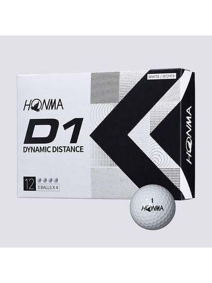 本間ゴルフ HONMA HONMA D1ボール （１ダース12個入り） ボール ダースボール｜sportsauthority｜02