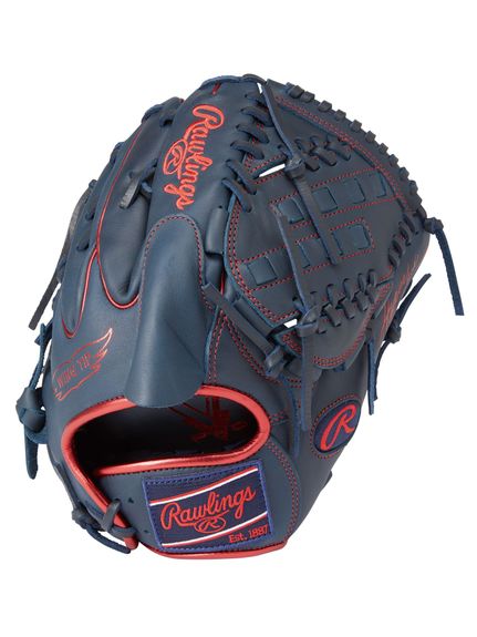 ローリングス Rawlings 軟式 HYPER TECH COLOR SYNC ハイパーテックカラーシンク A15W-ネイビー グラブ 軟式グラブ｜sportsauthority｜02