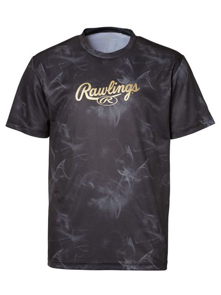 ローリングス Rawlings ゴーストスモーク グラフィックTシャツ 野球ウェア Tシャツ
