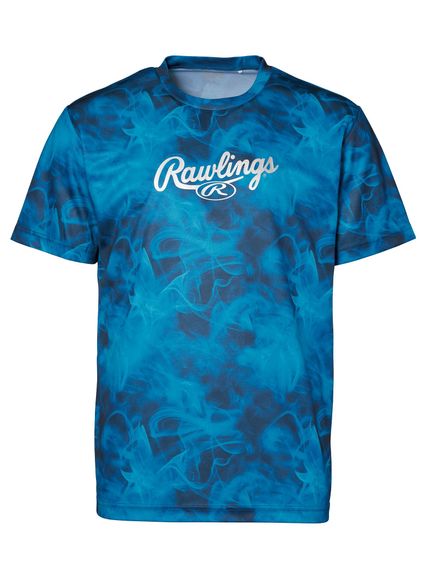 ローリングス Rawlings ゴーストスモーク グラフィックTシャツ 野球ウェア Tシャツ