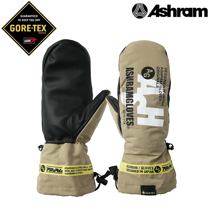 日本正規品 22-23 スノーボード ミット ミトン グローブ アシュラム スぺーシング ロゴ ミット ゴアテックス ASHRAM SPACING LOGO MITT GORE-TEX スノボ