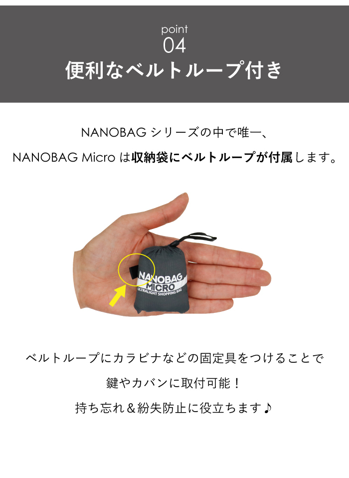NANOBAG Micro マイクロ ナノバッグ 超小型