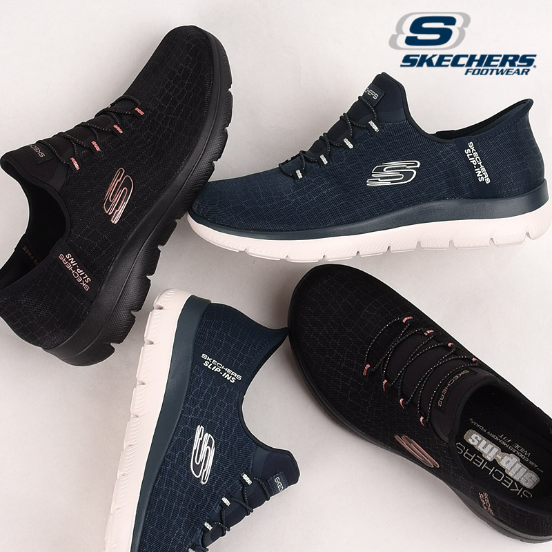 SKECHERS スケッチャーズ スニーカー レディース スリップインズ