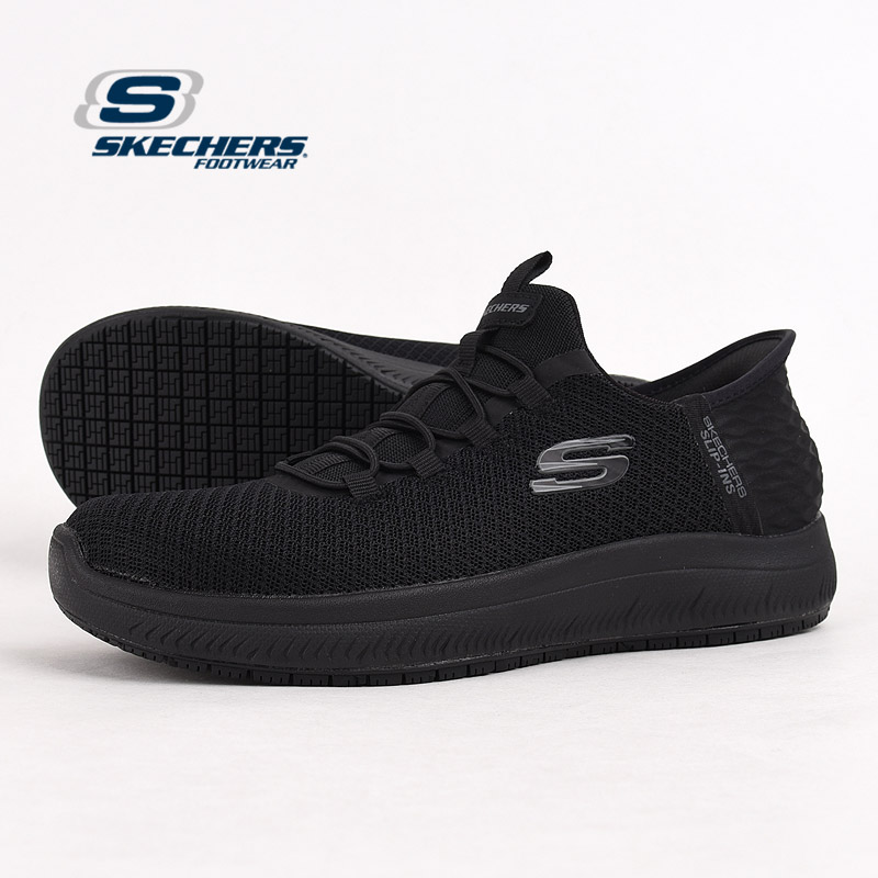 スケッチャーズ skechers スリッポン レディース スニーカー 靴 スポーツ 運動 SKECHERS SLIP-INS WORK: SUMMITS SR - ENSLEE 108144 BBK 黒 | SKECHERS | 01
