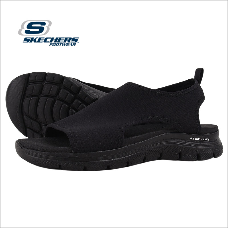 スケッチャーズ skechers レディース サンダル シューズ クッション 靴 ファッション FLEX APPEAL 4.0-MOON LINES 119478 BBK 黒｜sportsivy｜02
