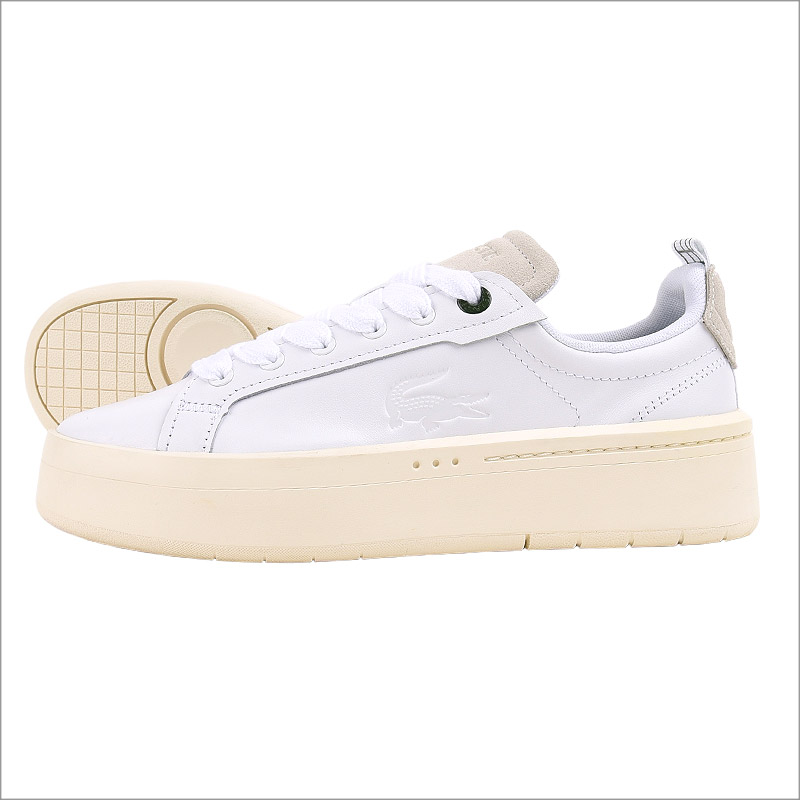 ラコステ lacoste スニーカー レディース ローカット カジュアル シューズ ファッション 女性 おしゃれ CARNABY PLAT 123 1 SFA  45SFA0040 65T 白｜sportsivy｜02