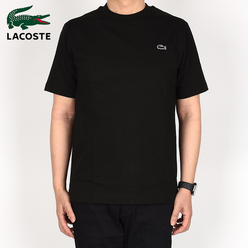 LACOSTE（ラコステ） メンズ コットン Tシャツ ファッション ロゴ ワニ