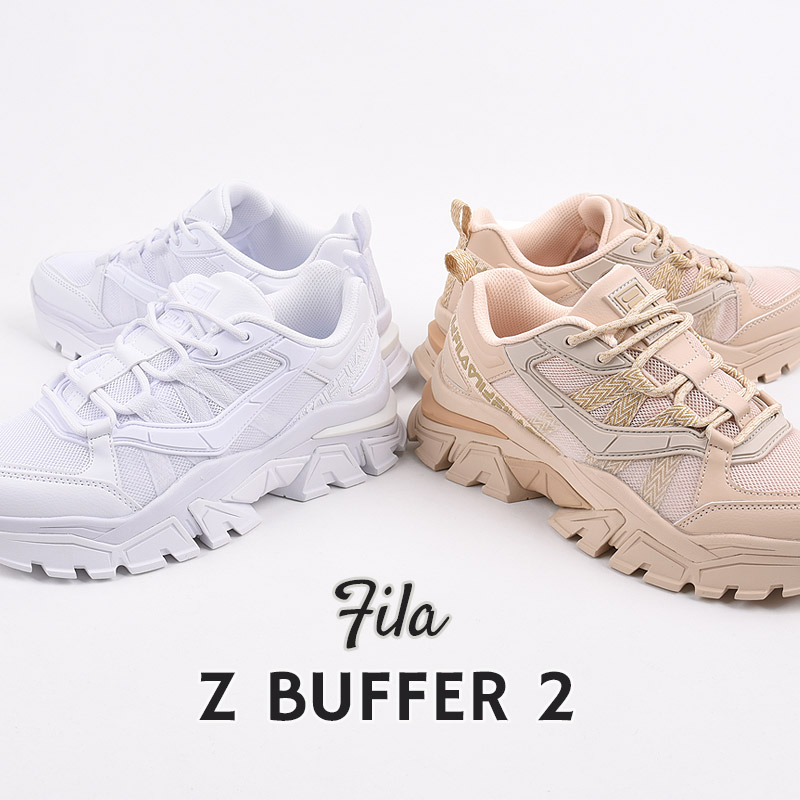 フィラ fila スニーカー レディース カジュアル シューズ ファッション スポーツ ストリート Z BUFFER 2 F5144 0920 /  USS21089 100 白 :buffer:sports アイビー - 通販 - Yahoo!ショッピング