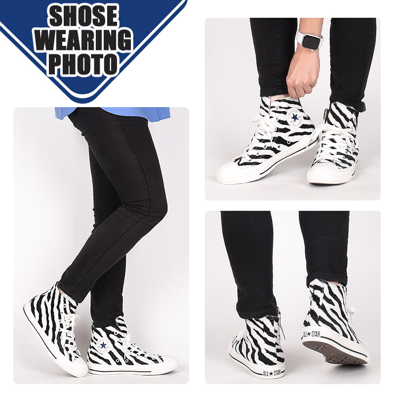 人気★CONVERSE オールスター US ゼブラ HI★ハイカット お洒落 ALL STAR US ZEBRA HI / オールスター US ゼブラ HI