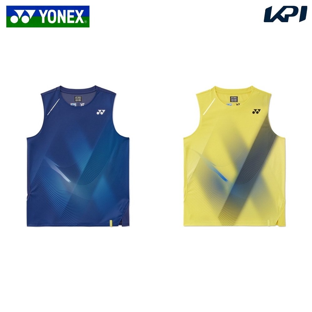 ヨネックス YONEX テニスウェア メンズ ビクター・アクセルセンコレクション  VAメンズゲームシャツ ノースリーブ  10798 2026FW 10月中旬発売予定※予約