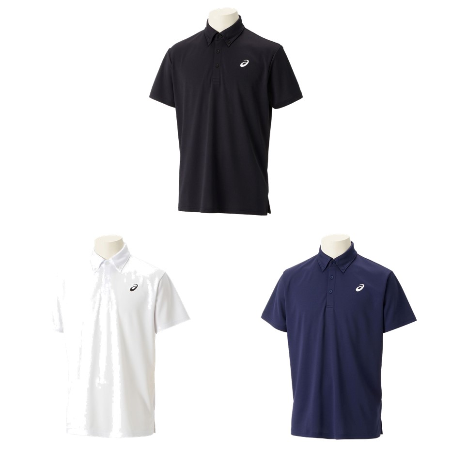 アシックス asics フィットネスウェア メンズ ES DRY BD POLO SS SHIRT 2031E022 2023SS｜sportsjapan