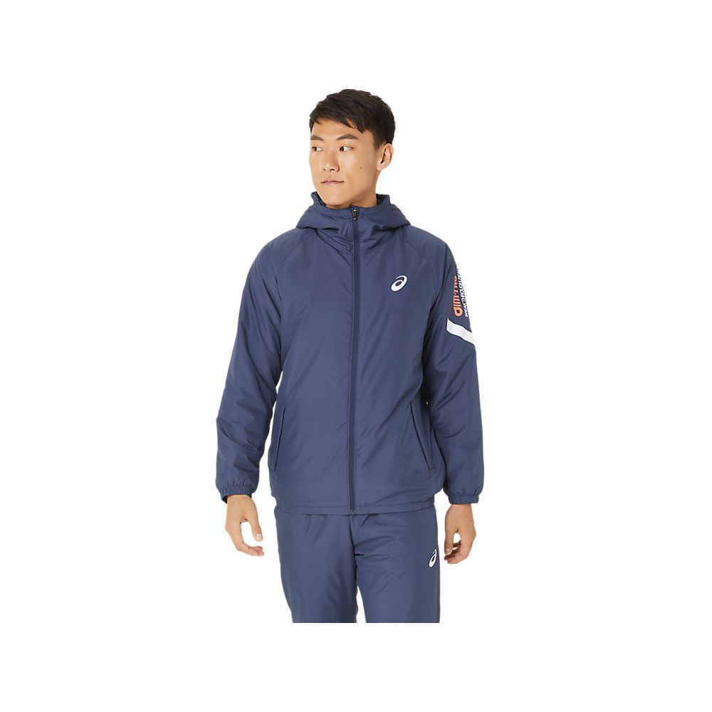 アシックス asics フィットネスウェア メンズ A-I-M WIND BREAKER PATTED ウインドブレーカーフーディー 2031E274 2023FW