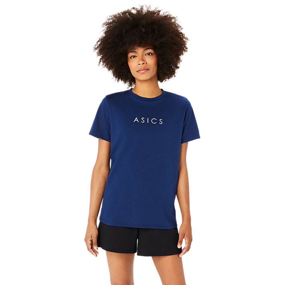 アシックス asics フィットネスウェア レディース   トレーニングコアグラフィック半袖Ｔシャツ 2032C960 2024SS｜sportsjapan｜03