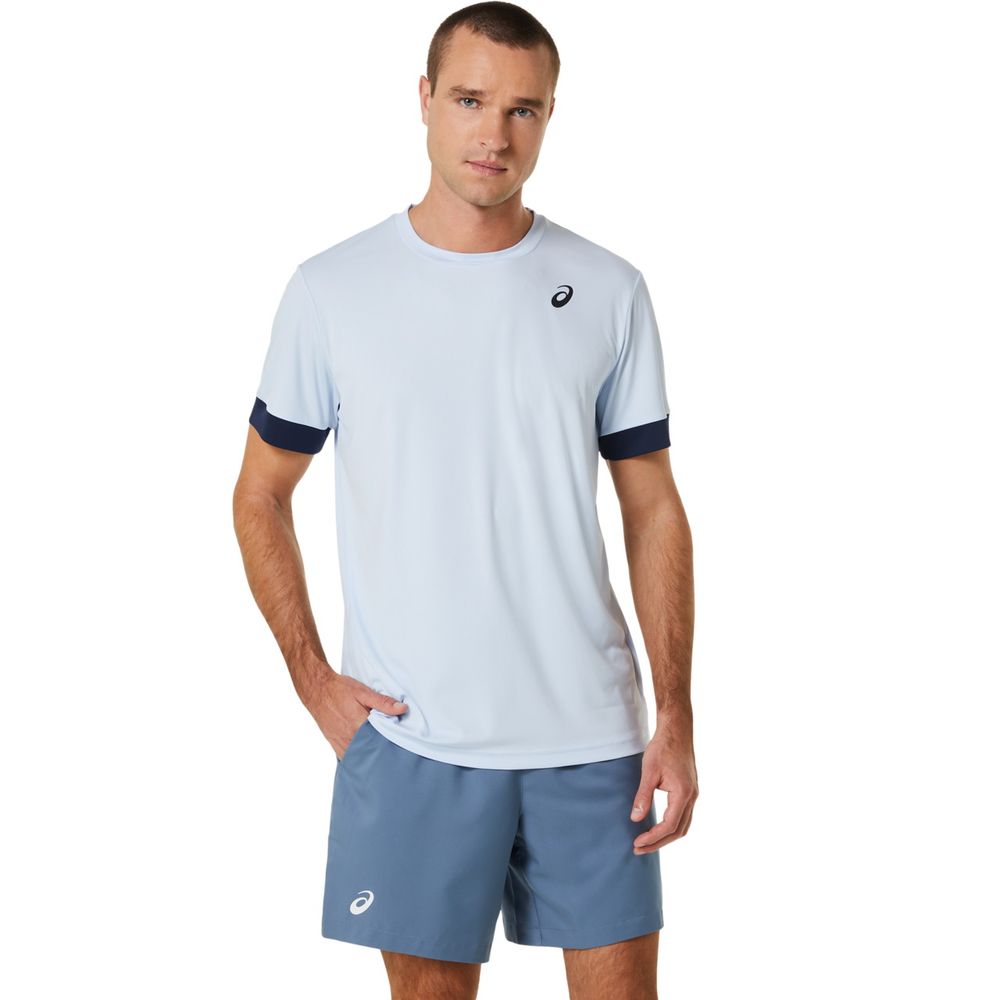 アシックス asics テニスウェア メンズ COURT SS TOP 2041A255 2023SS｜sportsjapan｜04