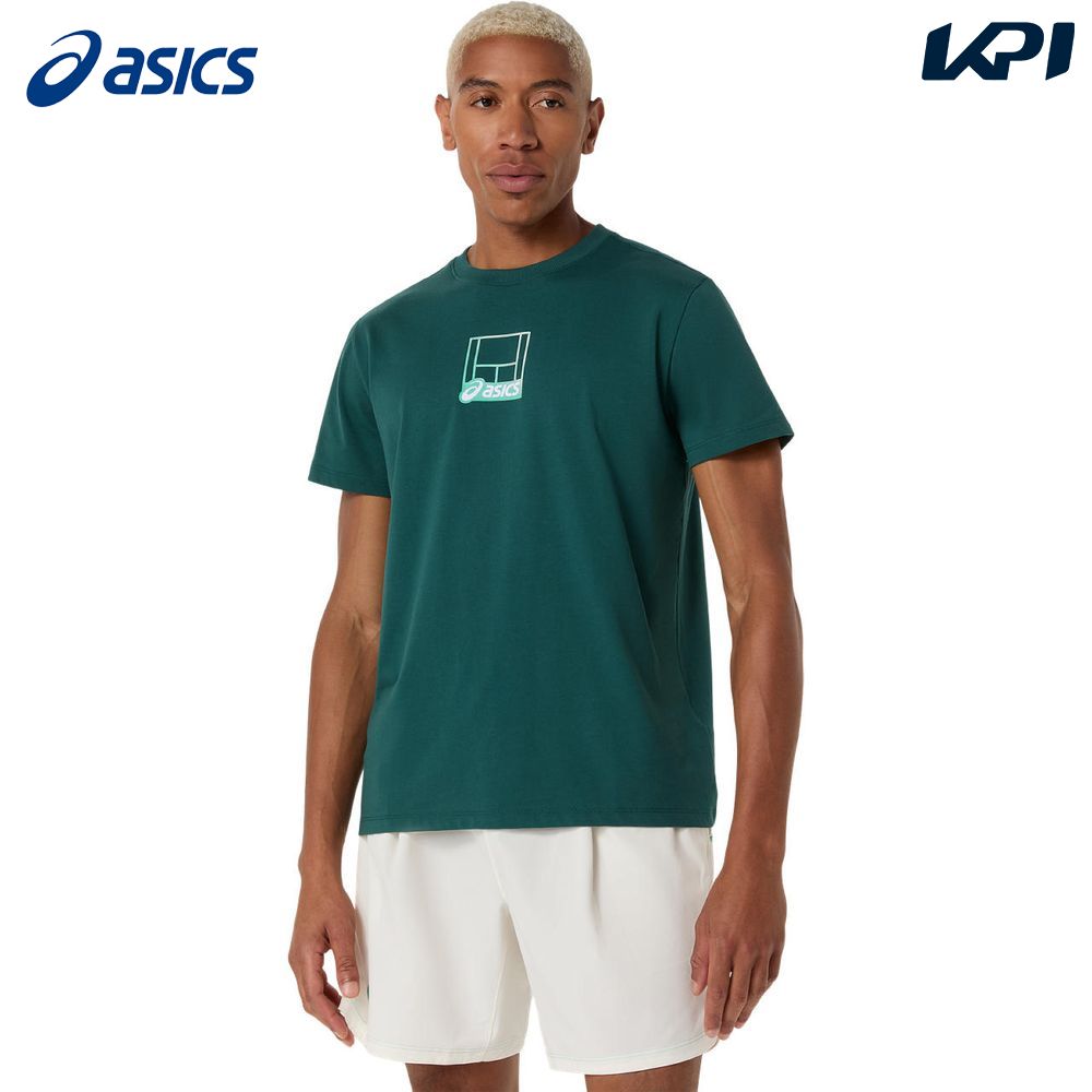 アシックス asics テニスウェア メンズ   グラフィックＴシャツ 2041A355-300 2026SS