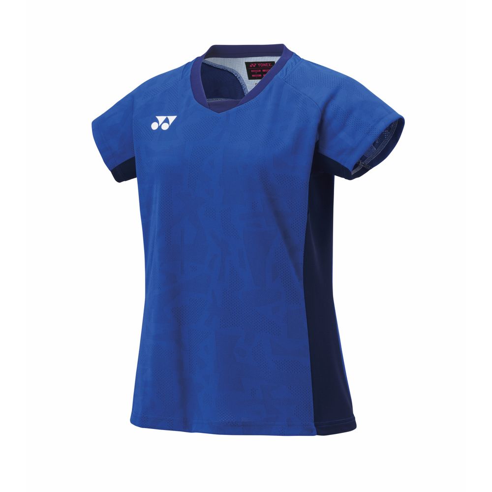 YONEX バドミントンウェア Lサイズ 青 YONEX（ヨネックス） バドミントンウェア レディース ゲームシャツ