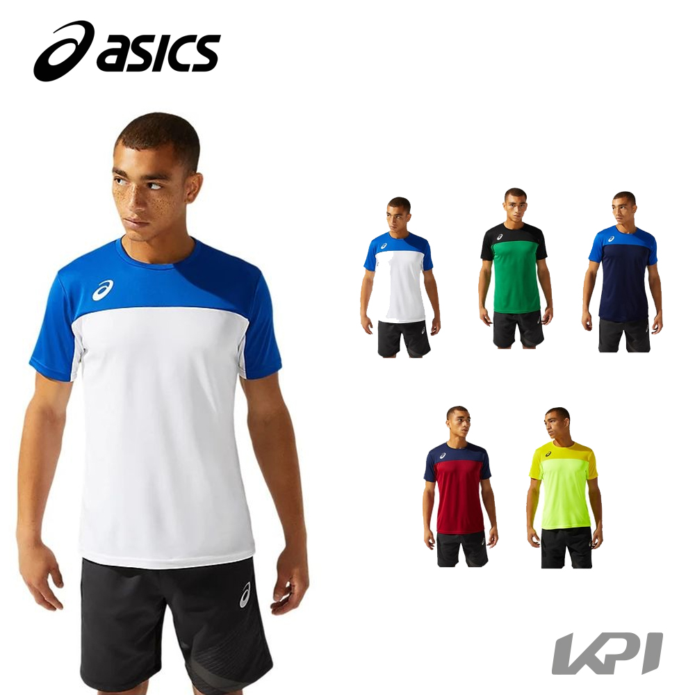 アシックス asics サッカーウェア メンズ ゲームシャツ ブロック  2101A137 2021SS｜sportsjapan