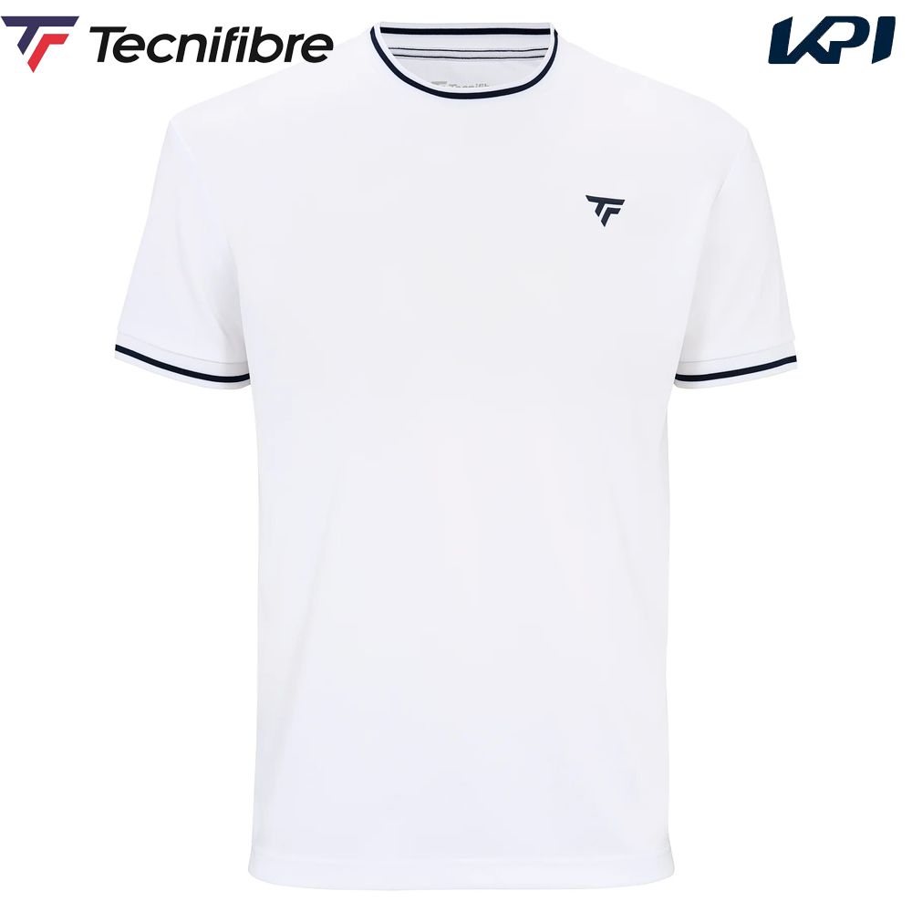 テクニファイバー Tecnifibre テニスウェア メンズ   Tecnifibre Textile  TEAM TECH TEE WHITE  チーム テック Tシャツ 22TECHWH 2026SS