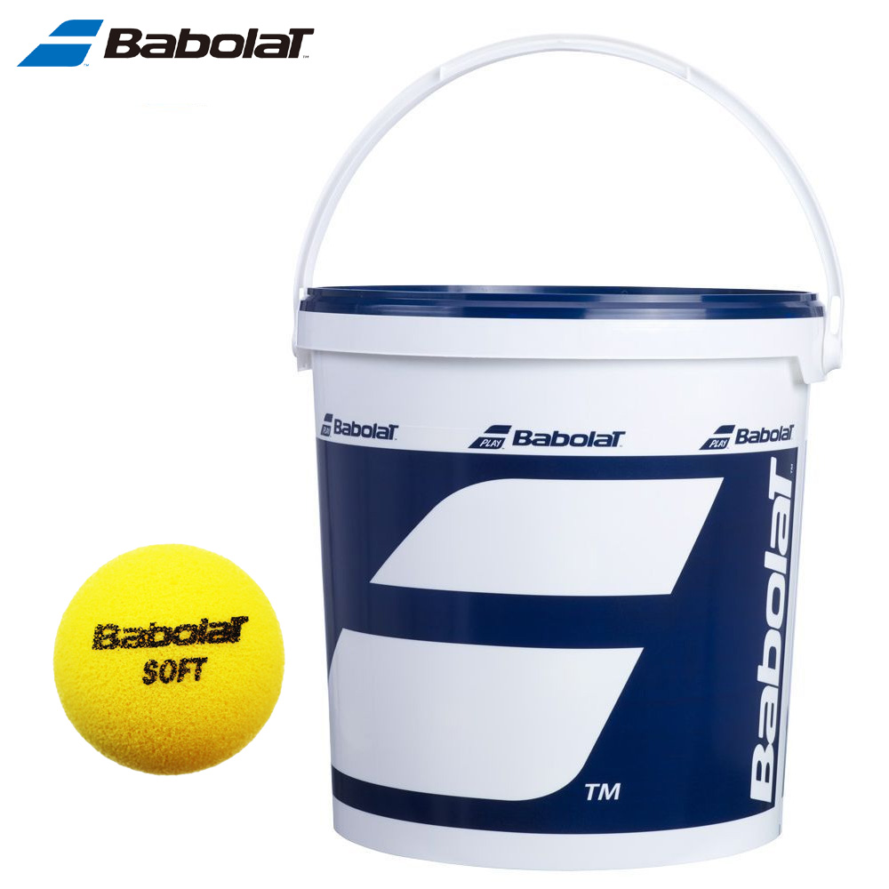 バボラ Babolat テニスボール ジュニア SOFT FOAM ソフトフォーム 36球 バケツ入り 513004 スポンジボール ジュニアボール