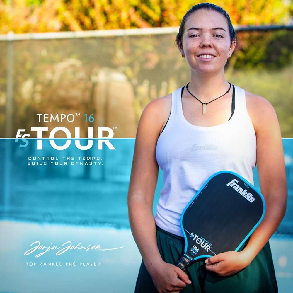 ピックルボールパドル Franklin フランクリン FS TOUR TEMPO 16mm BLUE