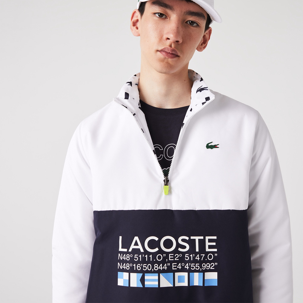 「365日出荷」ラコステ LACOSTE テニスウェア メンズ シグナルフラッグ リバーシブルアノラック ブルゾン BH9245L-0L3 2022FW 『即日出荷』｜sportsjapan｜11