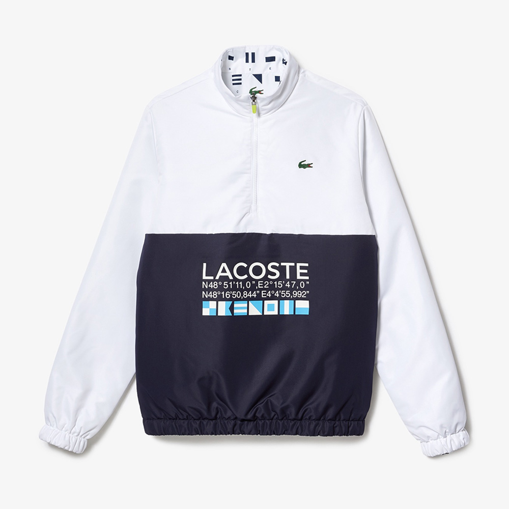 「365日出荷」ラコステ LACOSTE テニスウェア メンズ シグナルフラッグ リバーシブルアノラック ブルゾン BH9245L-0L3 2022FW 『即日出荷』｜sportsjapan｜03