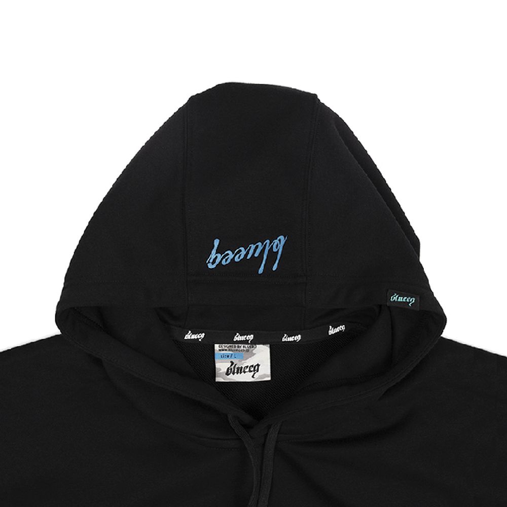 blueeq ブルイク テニスウェア ユニセックス TECH HOODY PULLOVER-SCRIPT LOGO 10周年アニバーサリーモデル BQAJ-00010 2023SS  『即日出荷』｜sportsjapan｜04