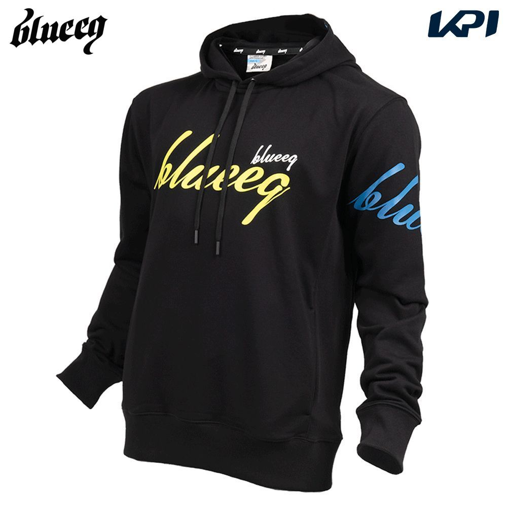 blueeq ブルイク テニスウェア ユニセックス TECH HOODY PULLOVER-SCRIPT LOGO 10周年アニバーサリーモデル BQAJ-00010 2023SS  『即日出荷』｜sportsjapan