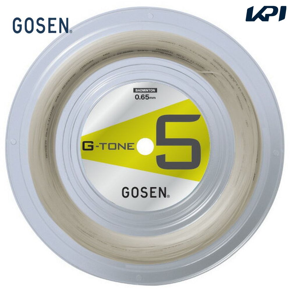 GOSEN ゴーセン 「G-TONE 5 ジートーンファイブ 100mロール BS0651」バドミントンストリング