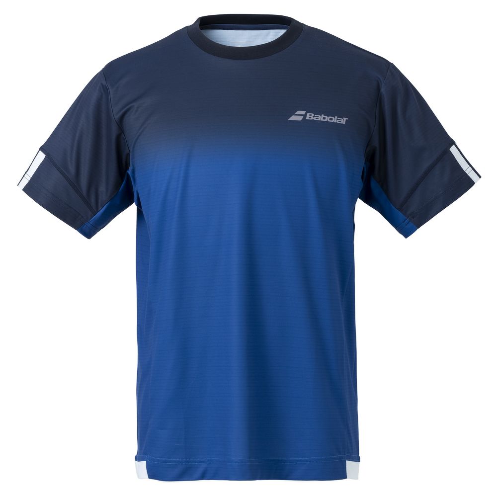 Babolat テニスウェア Lサイズ ブルー/ネイビー Babolat（バボラ） 「最短当日出荷」バボラ テニスウェア メンズ