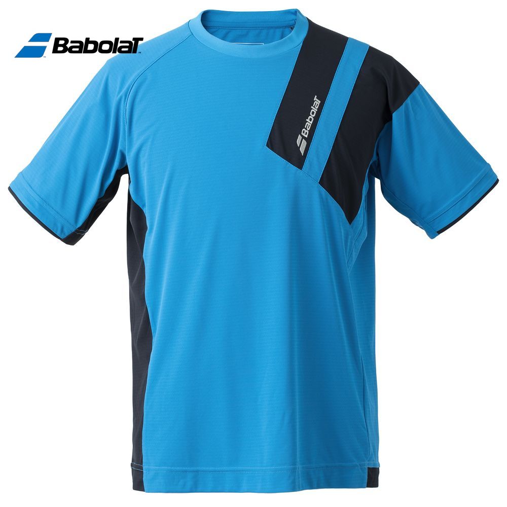 『即日出荷』バボラ Babolat テニスウェア メンズ CLUB SHORT SLEEVE SHIRT ゲームシャツ BUG1311C-2022 2022SS