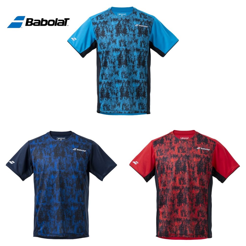 バボラ Babolat テニスウェア メンズ ピュア ショートスリーブシャツ PURE SHORT SLEEVE SHIRT BUG2354 2022FW 『即日出荷』