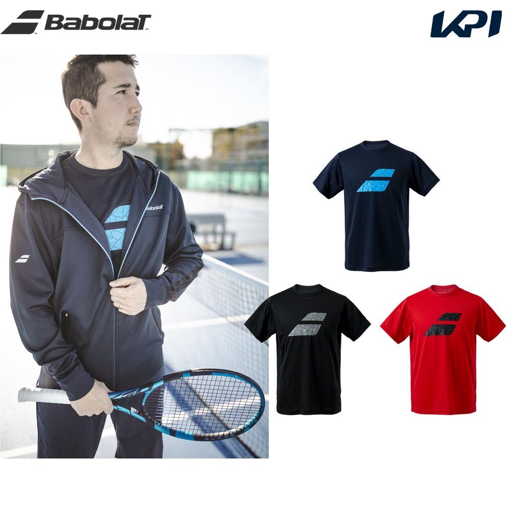 『即日出荷』バボラ Babolat テニスウェア メンズ PURE ショートスリーブシャツ BUP3503 2023SS