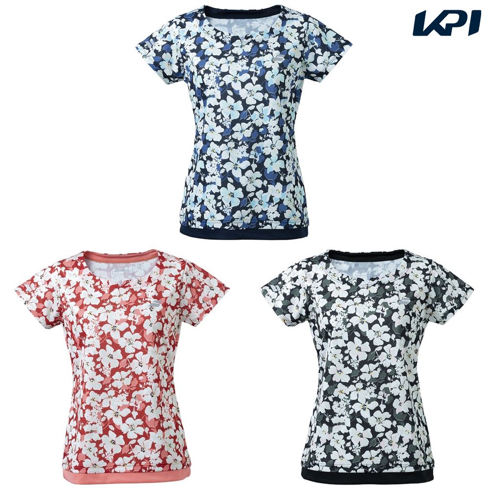 「ポスト投函便で送料無料」バボラ Babolat テニスウェア レディース PURE SHORT SLEEVE SHIRT ショートスリーブシャツ BWG1375 2021FW