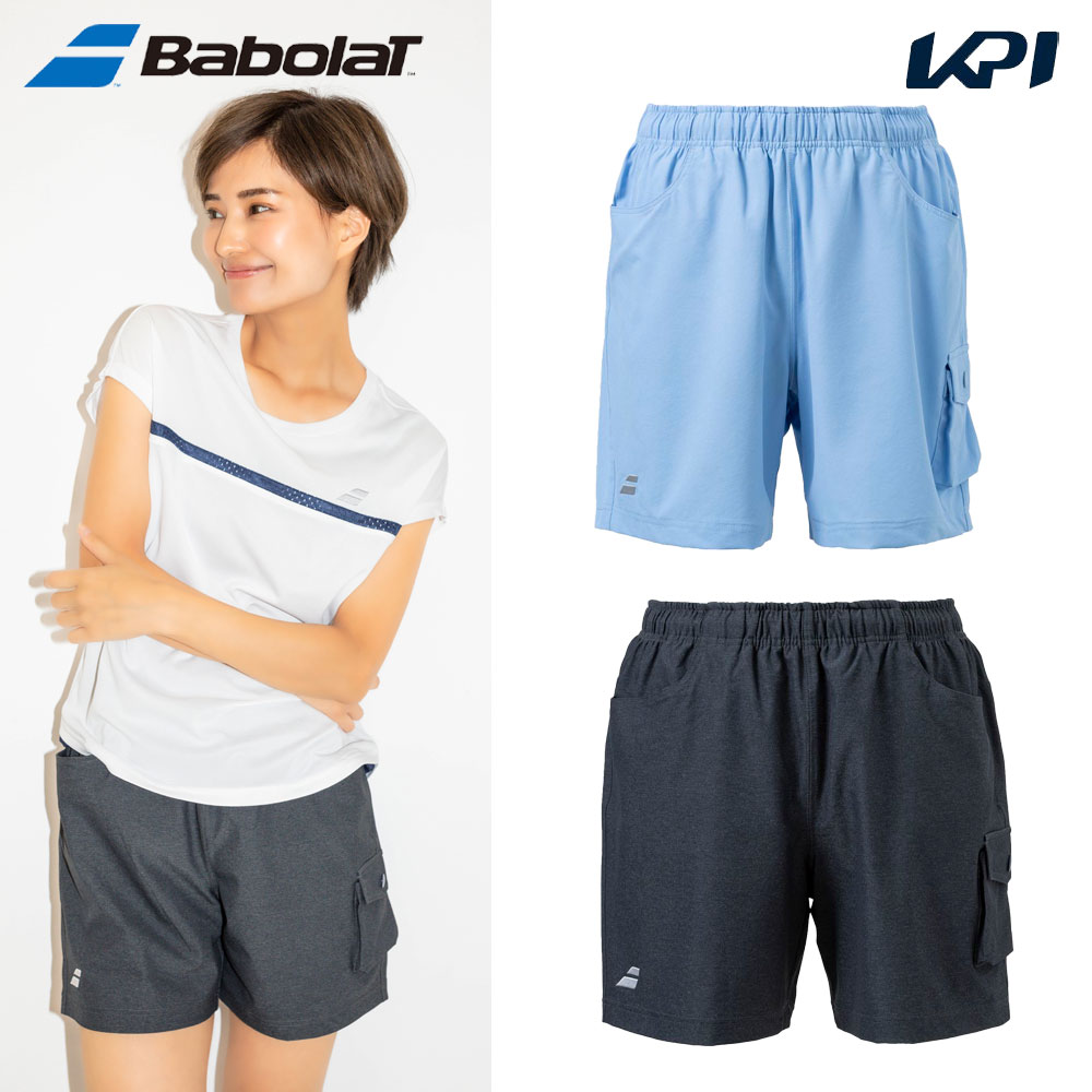 バボラ Babolat テニスウェア レディース   PURE DENIM-L SHORT PANTS ショートパンツ BWG4426 2024SS