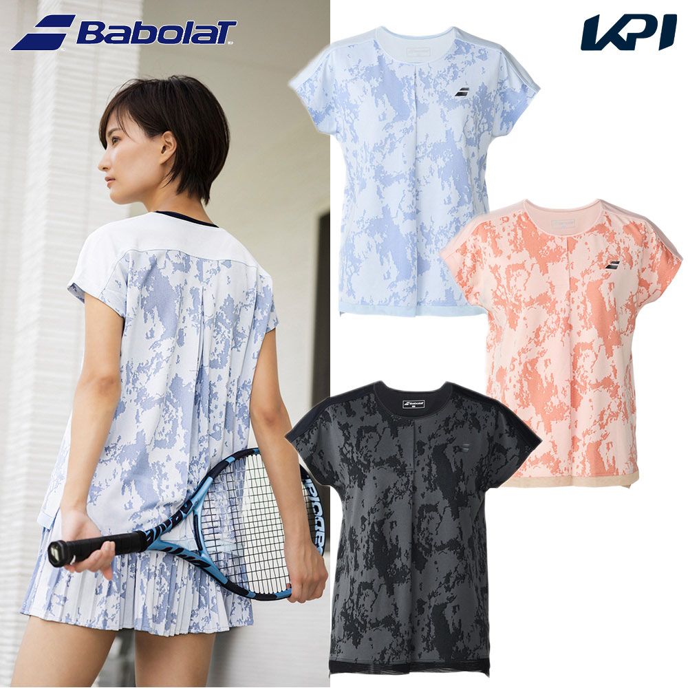 バボラ Babolat テニスウェア レディース PLAY SHORT SLEEVE SHIRT LOOSE FIT  ショートスリーブシャツ ルーズフィット BWG6321 2026SS