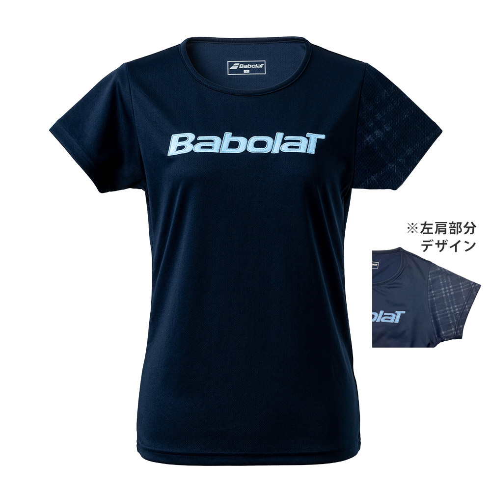 バボラ Babolat テニスウェア レディース PURE ショートスリーブシャツ BWP3525 2023SS 『即日出荷』｜sportsjapan｜03