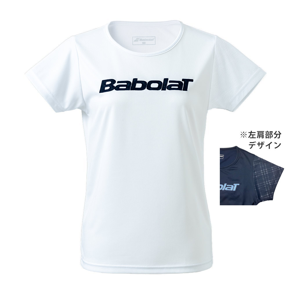 バボラ Babolat テニスウェア レディース PURE ショートスリーブシャツ BWP3525 2023SS 『即日出荷』｜sportsjapan｜02