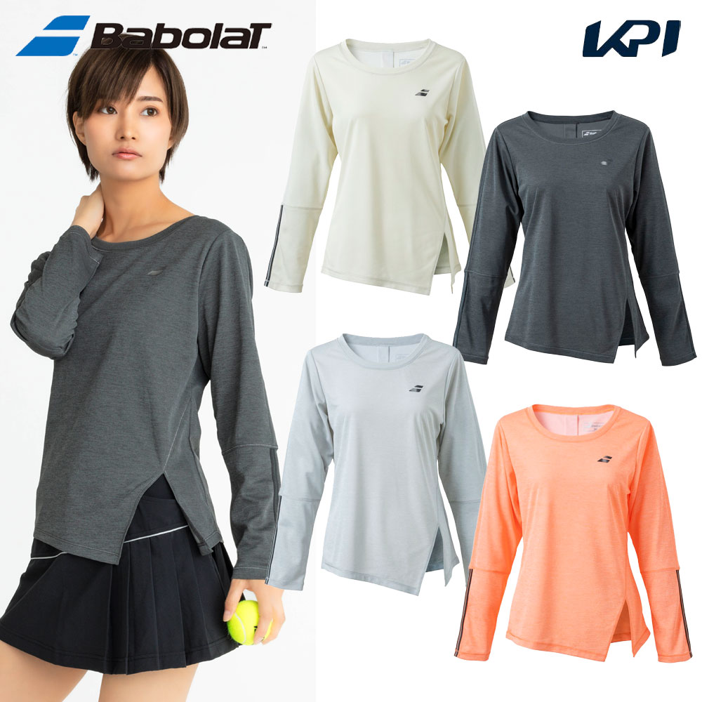 バボラ Babolat テニスウェア レディース   VS LONG SLEEVE SHIRT 長袖Tシャツ BWP4520 2024SS