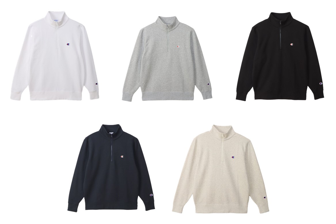 �`�����s�I�� Champion �}���`SP�E�F�A ���j�Z�b�N�X   HALF ZIP SWEATSHIRT C3-B020 2025SS