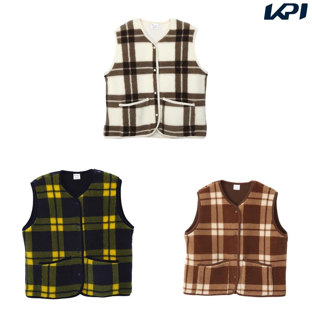 チャンピオン Champion マルチSPウェア レディース   CHECK SNAP VEST CW-C602 2025