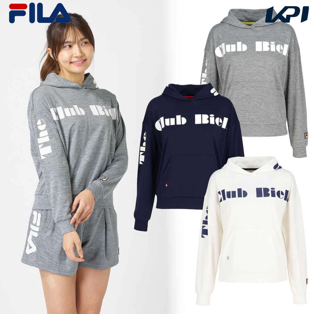 フィラ FILA テニスウェア レディース   プルオーバーパーカ CZ6FGW010 2026FW