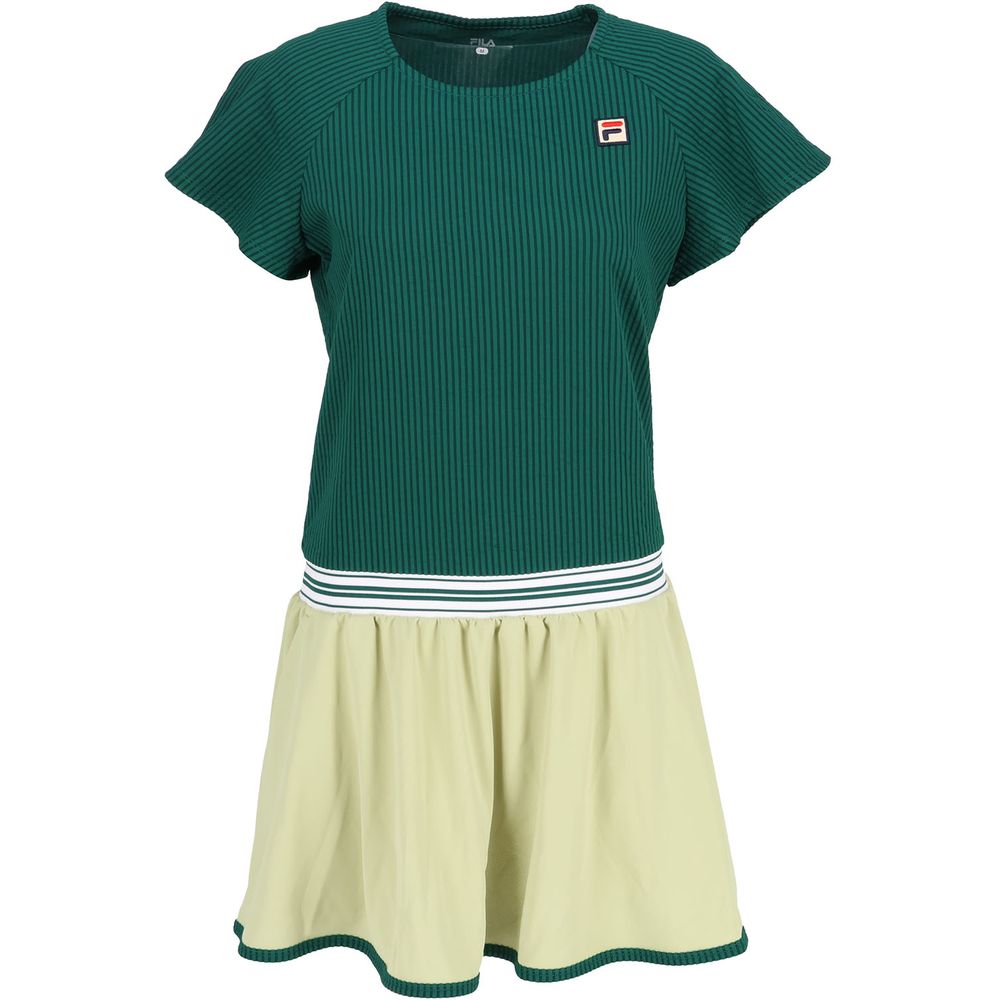 【未使用品】FILA テニスウェア ワンピース XLサイズ グリーン FILA（フィラ） テニスウェア レディース ワンピース CZ6SGW006 2026SS